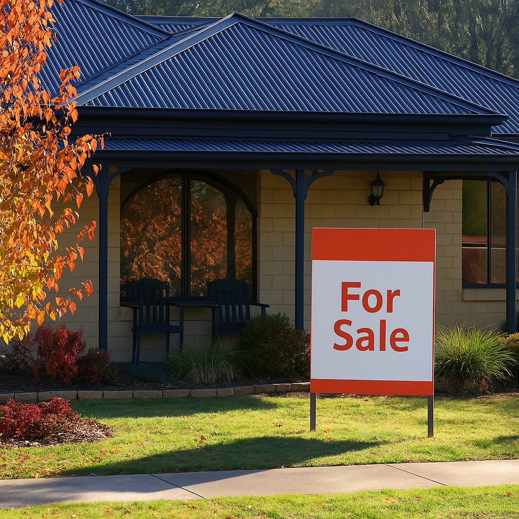 House with a For Sale sign